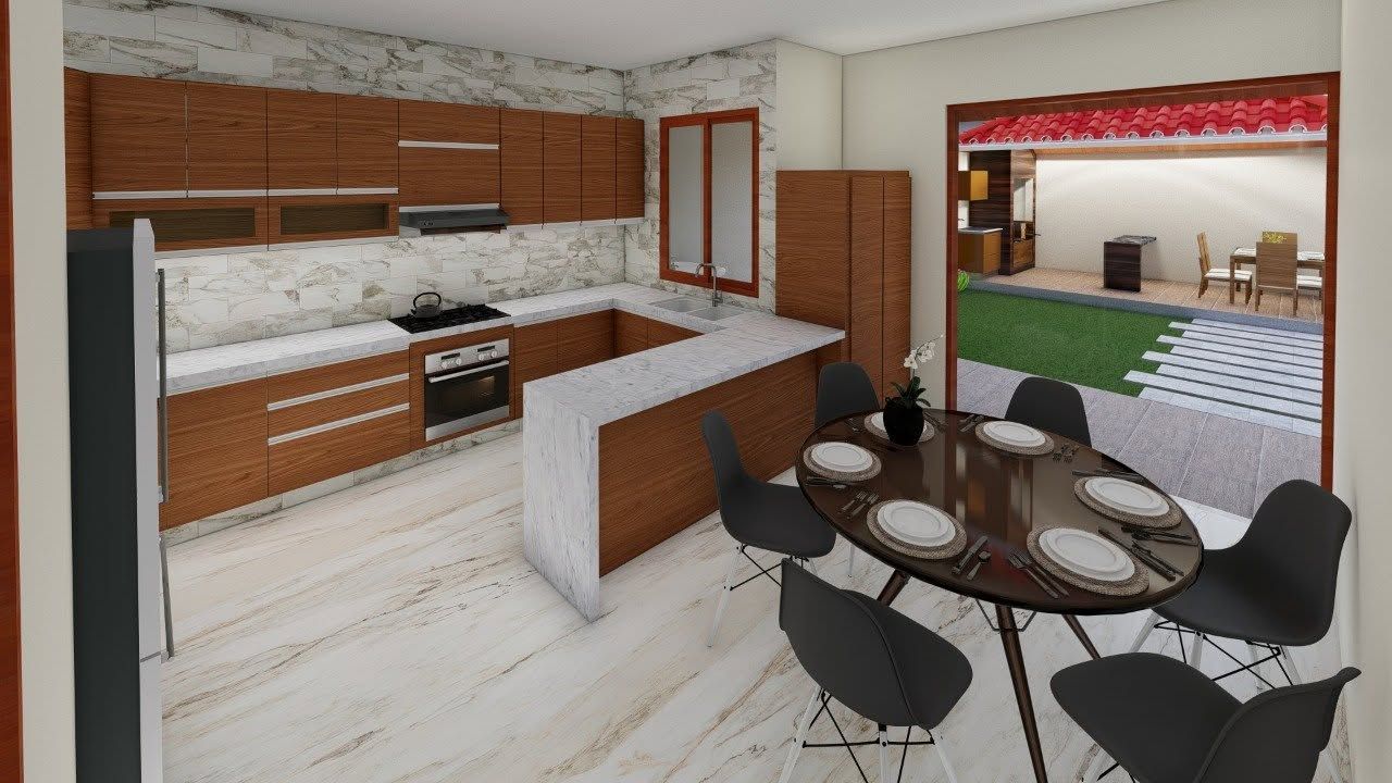 Cocina de vivienda BVC